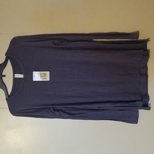 Womens long sleeved bamboo tee size medium